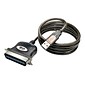 Tripp Lite 10' USB-A to Parallel Centronics 36 Male/Male Printer Cable; Gray