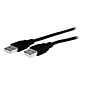 Black 15 USB 2.0 A Male To A Male Cable
