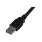 StarTech® 6' Superspeed USB 3.0 Type A Male To Type A Male Cable; Black