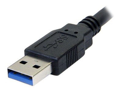 StarTech® 10' Superspeed USB 3.0 Type A Male To Type B Male Cable; Black