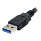 StarTech® 10' Superspeed USB 3.0 Type A Male To Type B Male Cable; Black