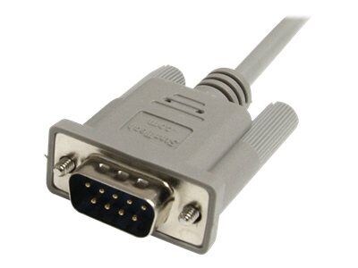 StarTech® 25' DB9 Male To DB-9 Female Straight Through Serial Network Cable; Gray