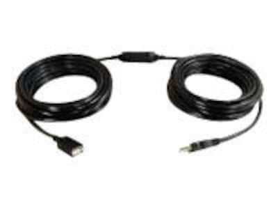 C2G® 25' USB Type A Male To Female Active Extension Cable; Black