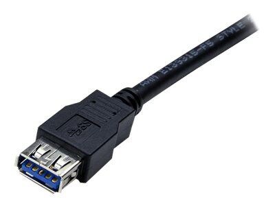 StarTech® 6.6' SuperSpeed A to A USB 3.0 Extension Cable; Black