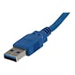 StarTech® 6' 6 ft SuperSpeed A To A USB 3.0 Cable; Blue