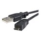 StarTech® 6' USB 2.0 Type A Male To Micro Type B Male Cable; Black
