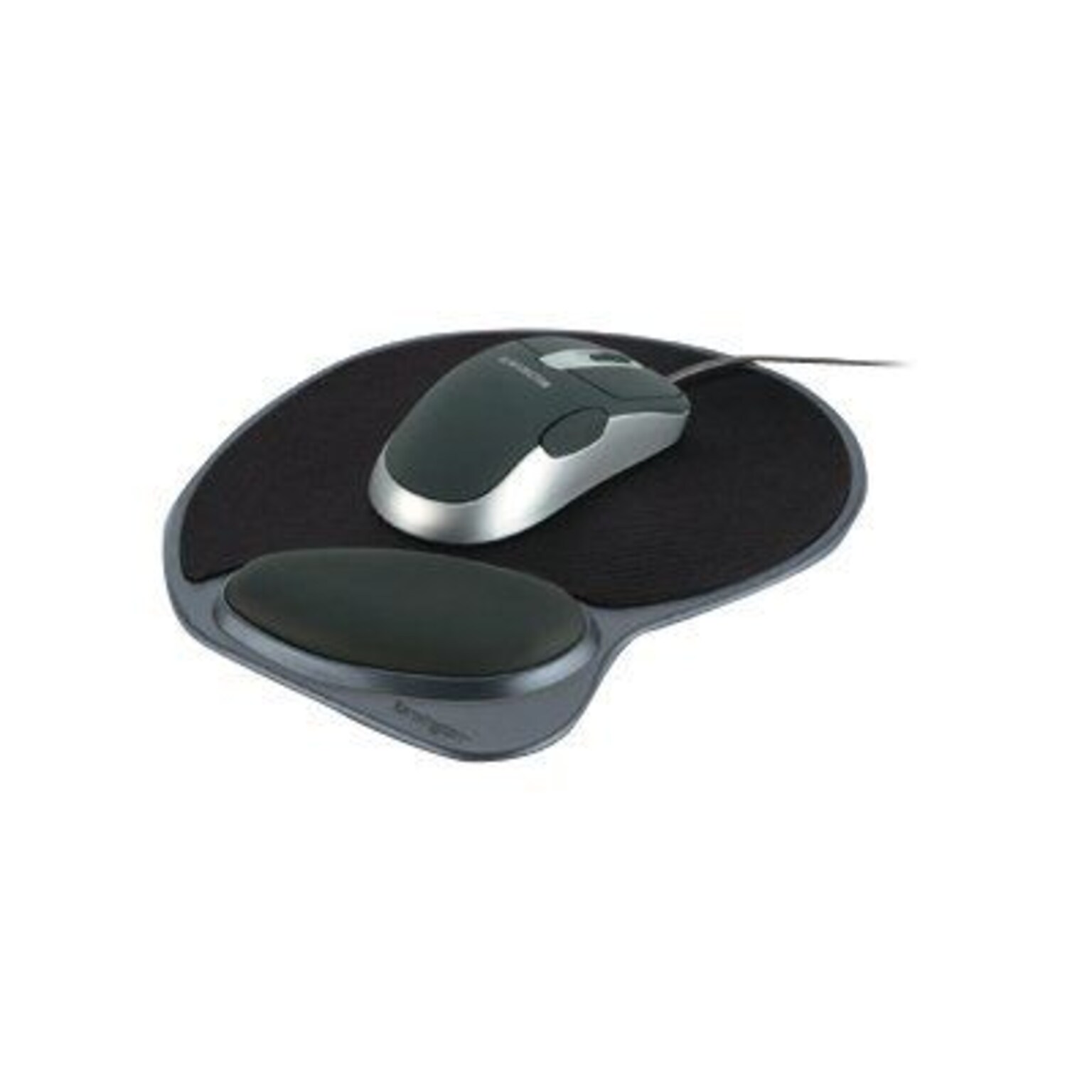 Kensington® Memory Foam Wrist Pillow Mouse Pad; Black