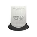 SanDisk® Cruzer Facet 32GB USB 2.0 Ultra Fit Flash Drive; Black