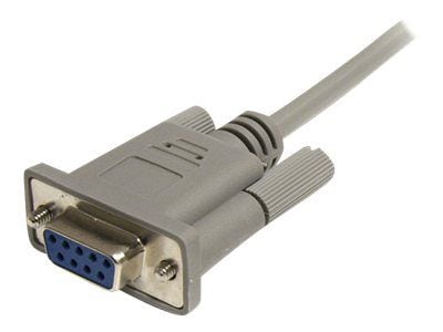 StarTech® 25' DB9 Null Modem Data Transfer Cable; Gray