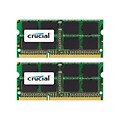 Micron® Crucial® CT2K4G3S160BM 8GB (2 x 4GB) DDR3 204-Pin SDRAM PC3-12800 SoDIMM Memory Module Kit