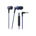 Audio Technica® SonicPro® In-Ear Headphone With In-line Mic & Control; Blue