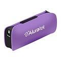 Aluratek® 2600mAh Portable Battery Charger With LED Flashlight; Purple