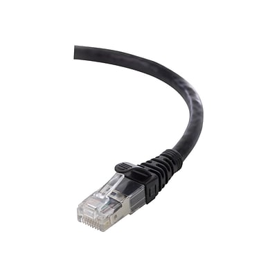 Belkin® 25 Molded Snagless RJ-45 Male/Male Patch Cable, Black