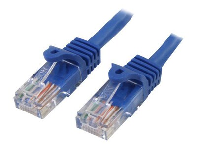 StarTech® 35' Cat 5e Snagless RJ-45 Male/Male Patch Cable; Blue