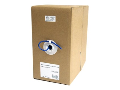 StarTech® 1000 Bulk Roll CMR Cat 5e Solid UTP Cable; Blue