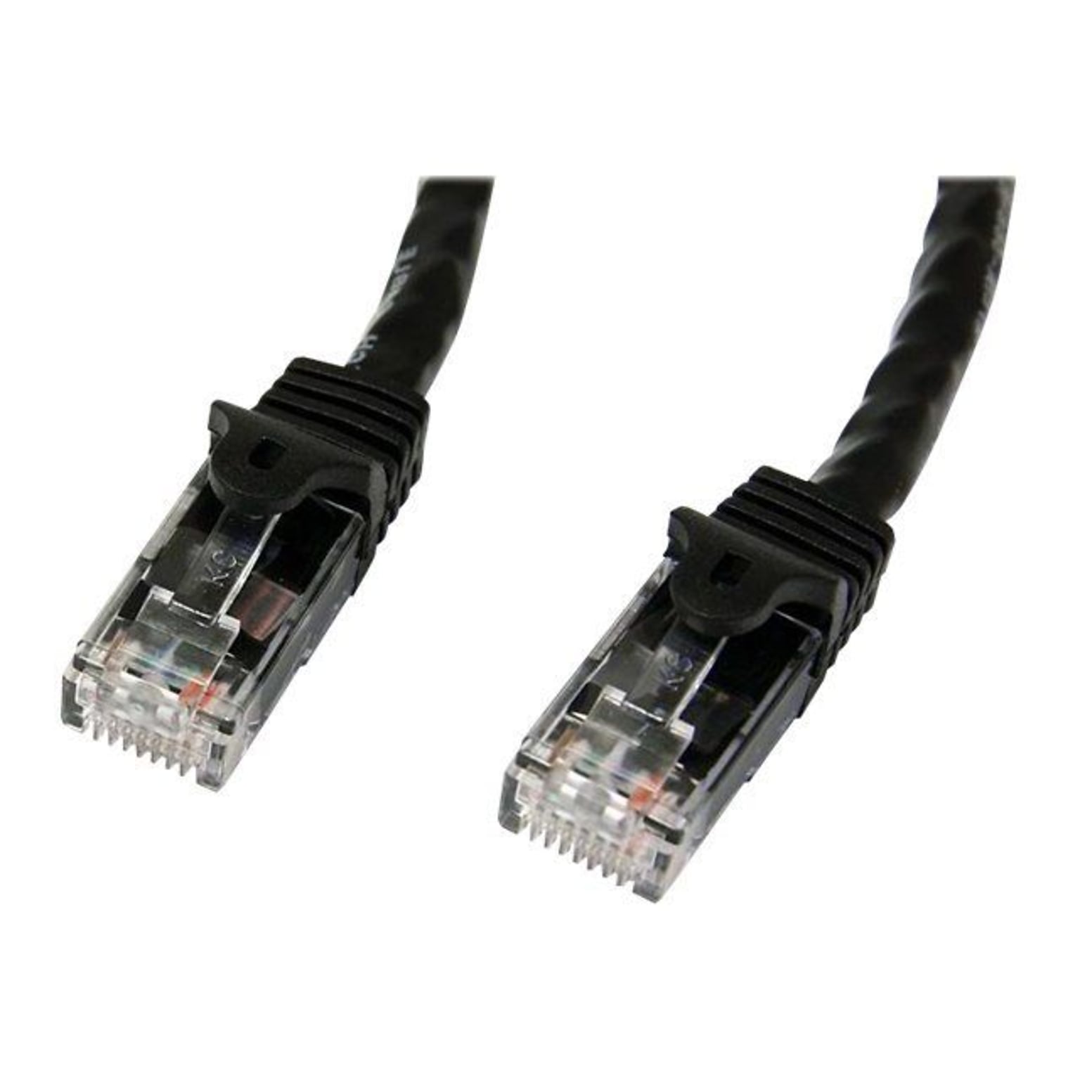 StarTech® 100 Cat 6 Snagless RJ-45 Male/Male Patch Cable; Black