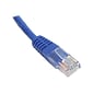 StarTech® 50' Cat 5e Molded RJ-45 Male/Male Patch Cable; Blue