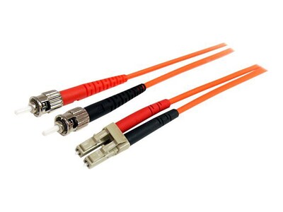 Startech® 6.56 LC To ST Multimode 62.5/125 Duplex Fiber Patch Cable, Orange