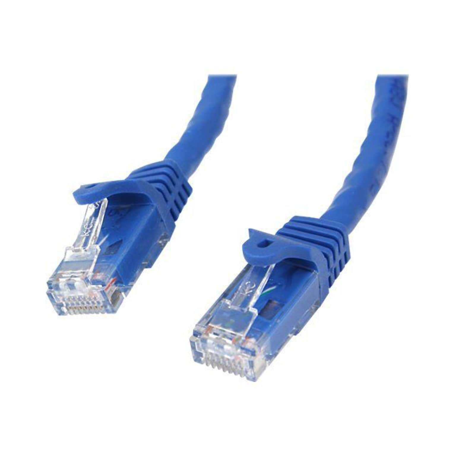 StarTech N6PATCH50BL Cat6 Patch Cable with Snagless RJ45 Connectors; 50ft, Blue