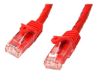 Red 50 Cat 6 RJ-45 M/M Patch Cable
