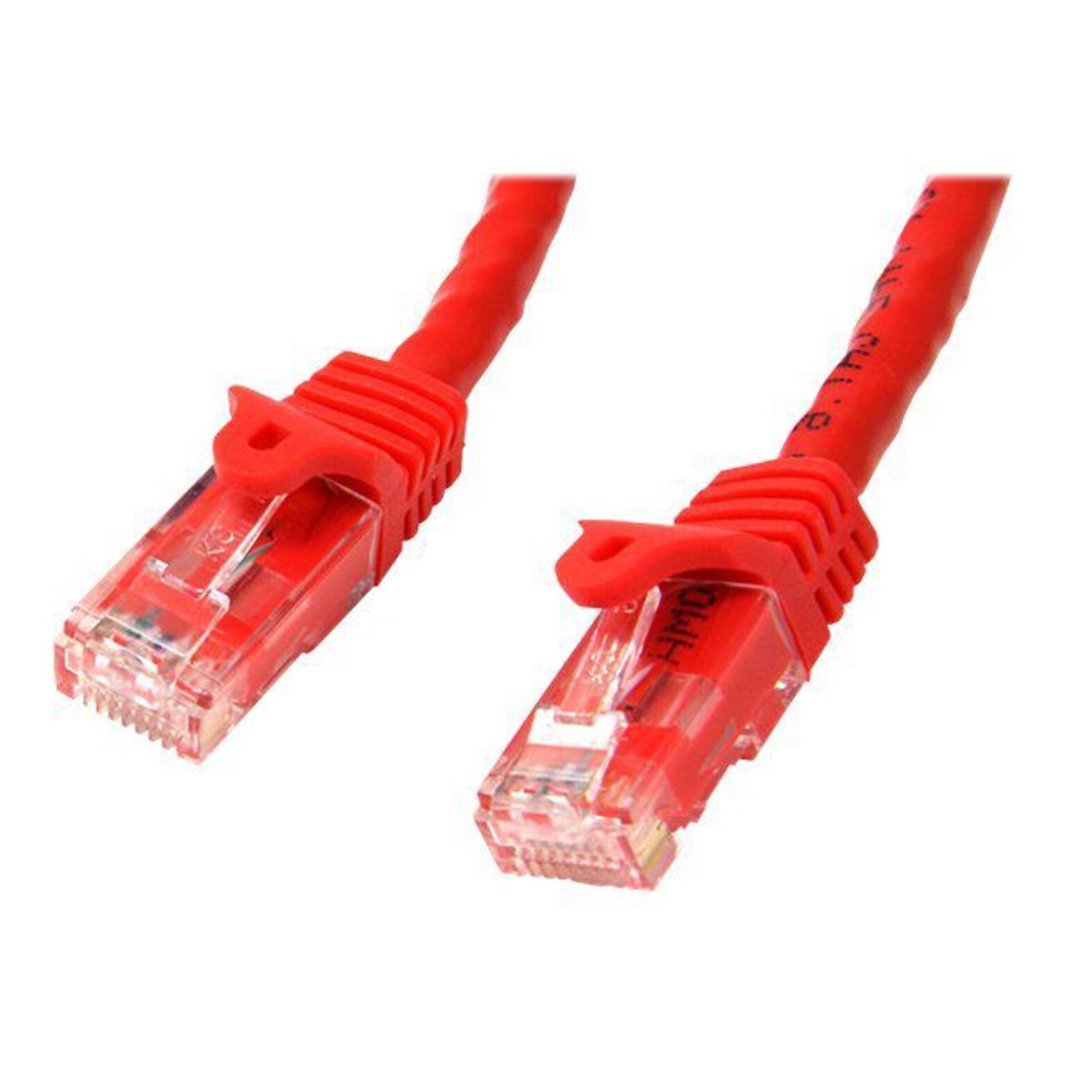 StarTech® 50 Cat 6 Snagless RJ-45 Male/Male Patch Cable; Red