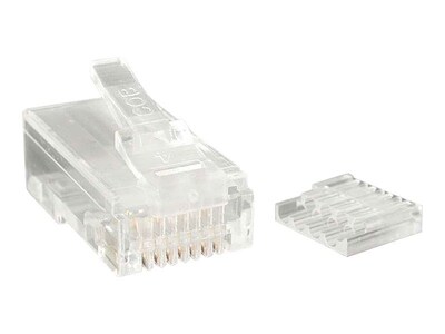 StarTech® Cat 6 RJ45 Stranded Modular Plug; Clear