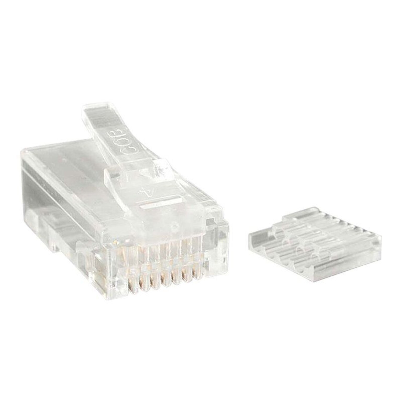 StarTech® Cat 6 RJ45 Stranded Modular Plug; Clear
