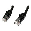 StarTech® 50 Cat 6 Snagless RJ-45 Male/Male Patch Cable; Black