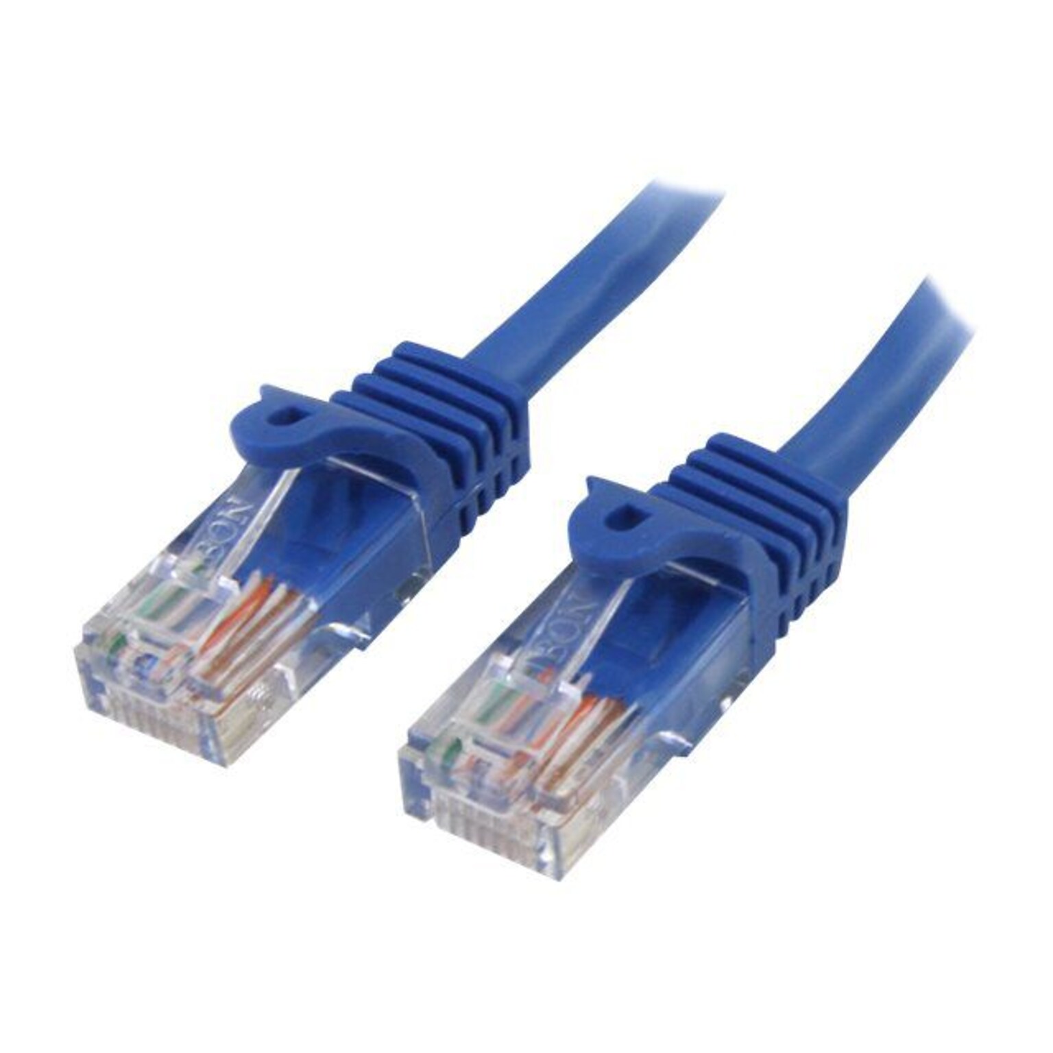 StarTech® 20 Cat 5e Snagless RJ-45 Male/Male Patch Cable; Blue