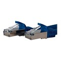 StarTech® 10 Cat 6a Shielded Snagless RJ-45 Male/Male Patch Cable; Blue