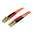 StarTech® 3.28 LC To LC Multimode 50/125 Duplex Fiber Patch Cable; Orange