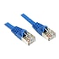 StarTech® 15' Cat 5e Shielded Snagless RJ-45 Male/Male Patch Cable; Blue