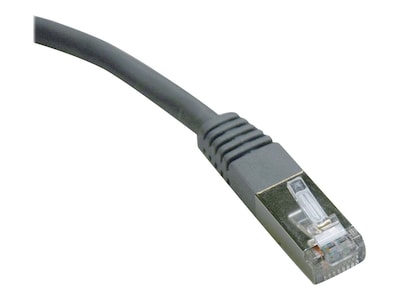 Tripp Lite 50 Cat6 Gigabit Molded Shielded RJ-45 Male/Male Patch Cable; Gray