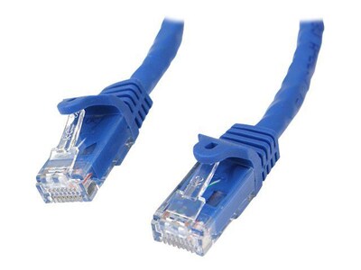 StarTech® 15' Cat 6 Snagless RJ-45 Male/Male Patch Cable; Blue