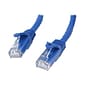 StarTech® 15' Cat 6 Snagless RJ-45 Male/Male Patch Cable; Blue