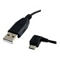 Startech 6' Left Angle USB A To USB Micro B USB Cable, Black (UUSBHAUB6LA)