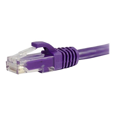 C2G® 10 CAT6 Snagless Unshielded RJ-45 Male/Male Network Patch Cable; Purple