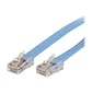 StarTech® 6' Cisco Console RJ45 Ethernet Male/Male Rollover Cable; Blue