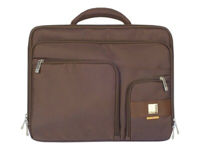 Urban Factory Brown Nylon Briefcase For 13.3 - 14.1 Notebook