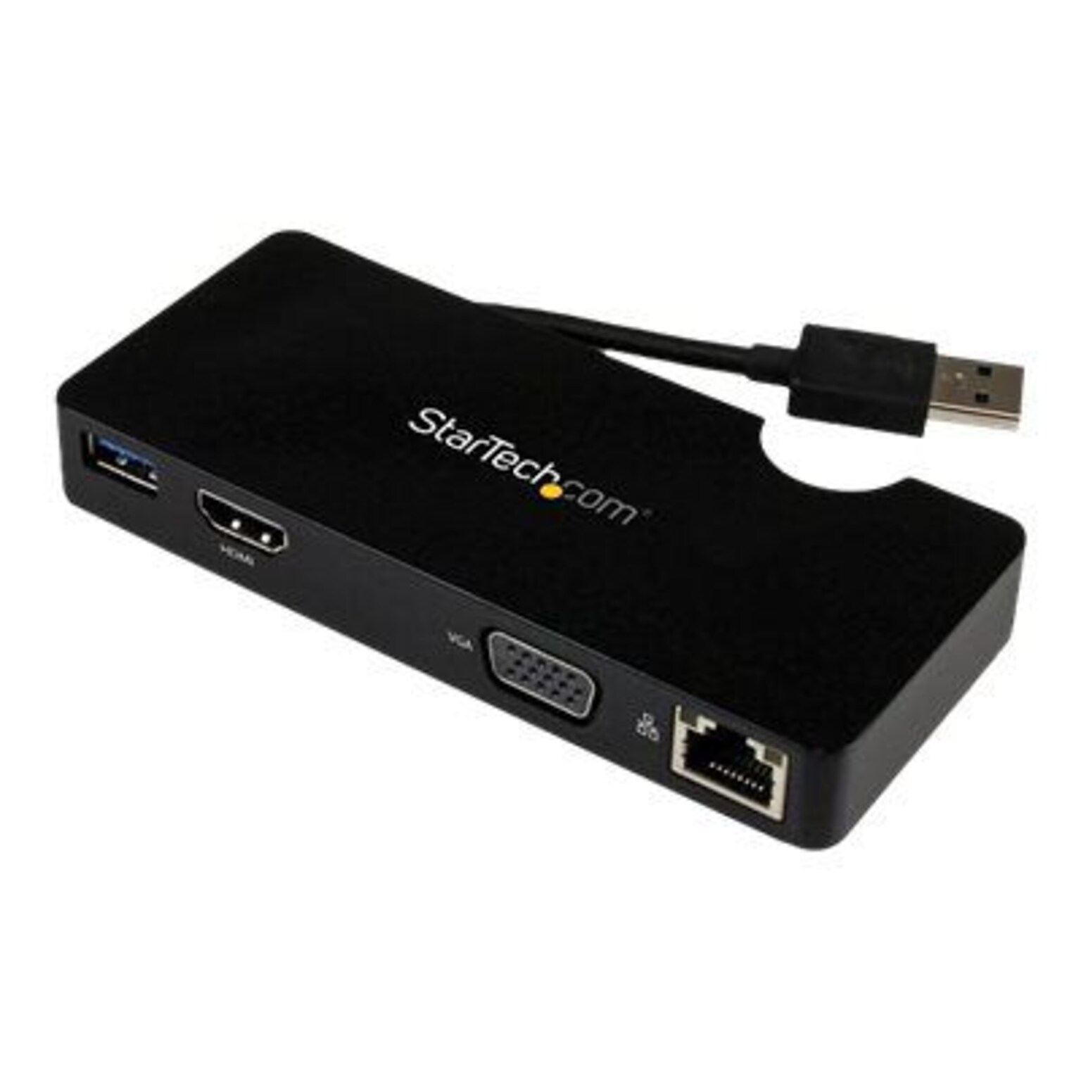 StarTech USB3SMDOCKHV Travel Docking Station for Laptops; HDMI or VGA, USB 3.0
