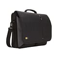Case Logic® Messenger Bag For 17 Laptops; Notebook; Black
