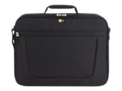 Case Logic® Laptop briefcase in black color has padded compartment walls that allow extra protection