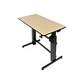 Ergotron® WorkFit-D Sit-Stand Desk; Black