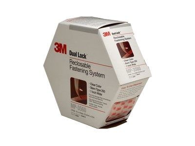 3M™ 15 Dual Lock™ Reclosable Fastener System; Clear, 2/Pack