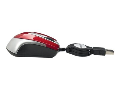 Verbatim® 97255 Optical Travel Mouse; Red