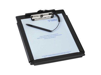 Topaz® ClipGem® Letter-Sized USB Signature Capture Pad With Digital Pen; Black, 8.5" x 10"