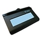 Topaz® SigLite® LCD 1X5 Virtual Serial via USB Backlit Signature Pad With Stylus; Black, 4.4" x 1.3"