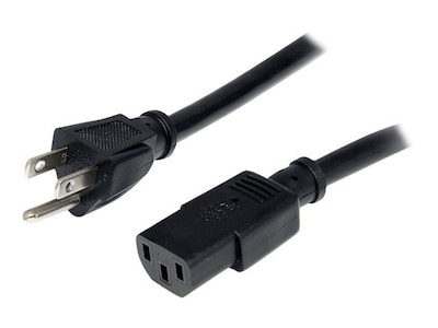 StarTech® Black 10 Computer Power Cord