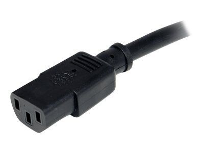 StarTech® 10' NEMA5-15P To IEC 60320 C13 Computer Power Cord; Black