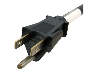 StarTech® 10' NEMA 5-15R to NEMA 5-15P Power Extension Cord; Black